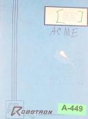 Acme-Acme Welding 8990 Operations and Parts Manual 1974-8990-06